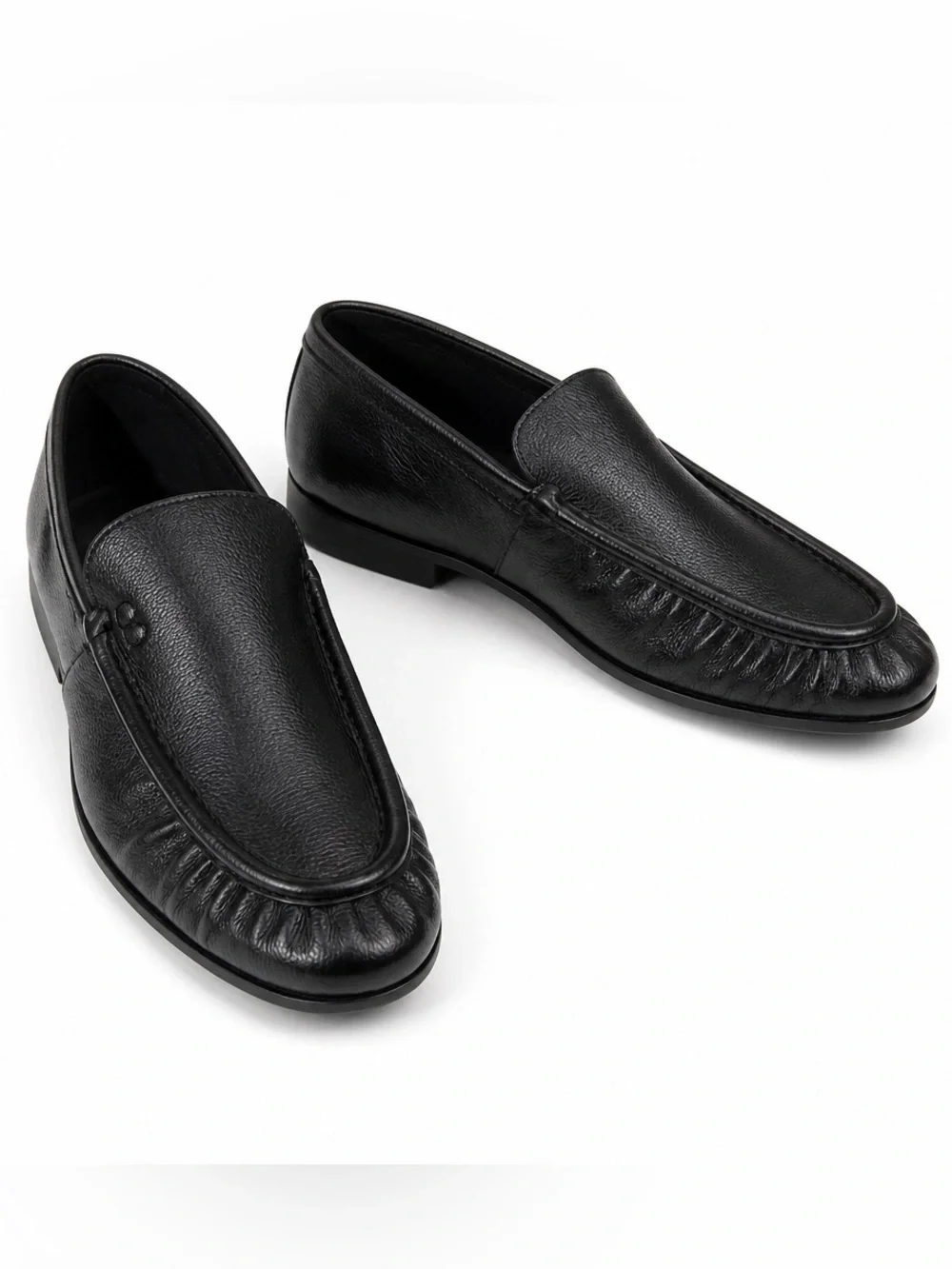 Casadei Men’s Black Soft Leather  Comfort Loafers 👞